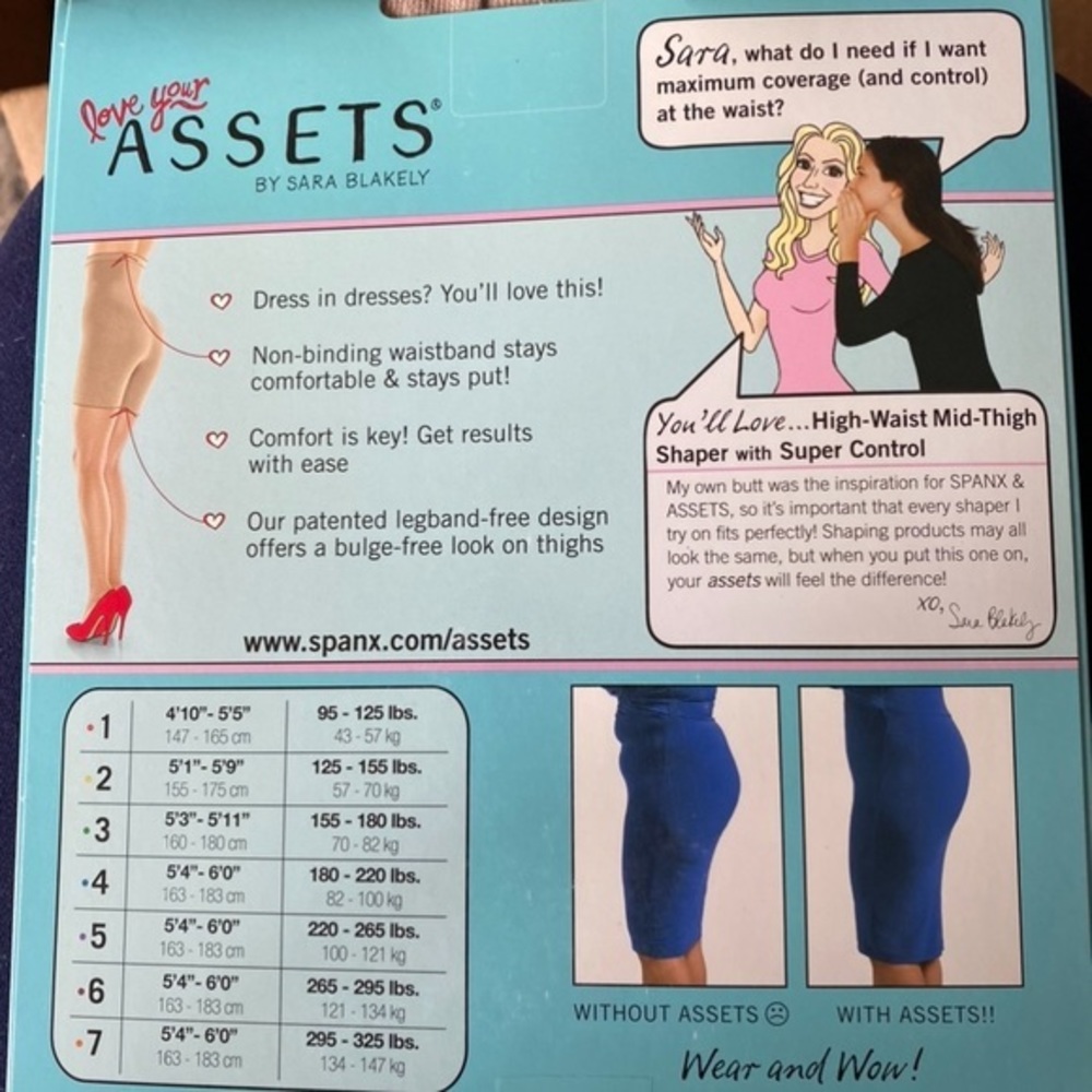 💐Assets by SPANX High waist mid thigh Super‎ Control-Nude colour - Picture 5 of 6